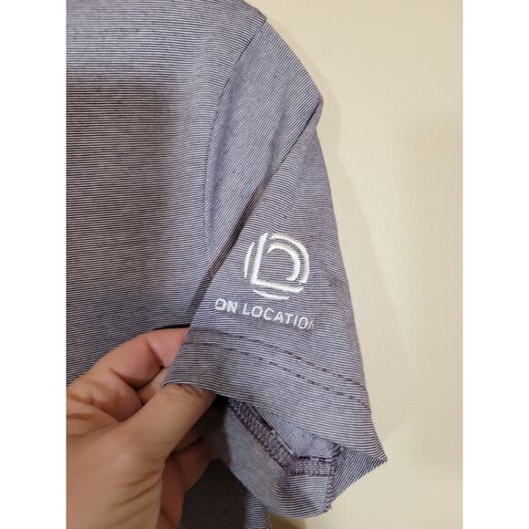 Travis Mathew Women's Polo Shirt Collared Lightweight Short Sleeve Gray Medium - Picture 5 of 7